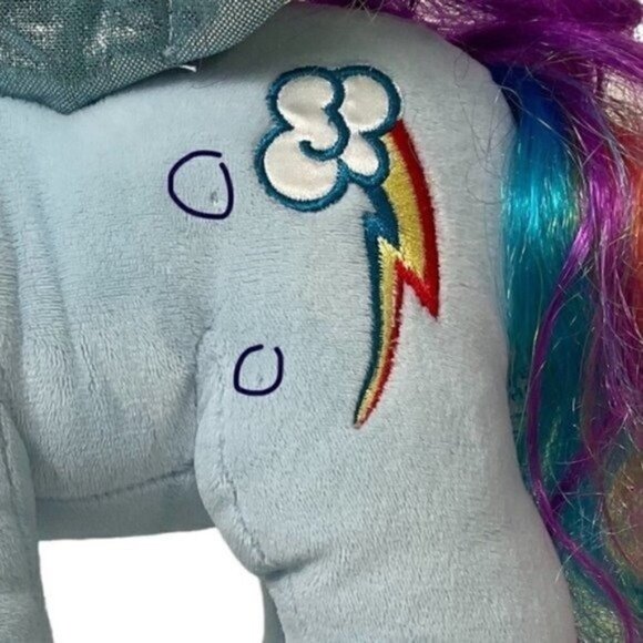 BUILD-A-BEAR My Little Pony Limited Edition Rainbow Dash Pegasus 2018 15” plush - Picture 13 of 13